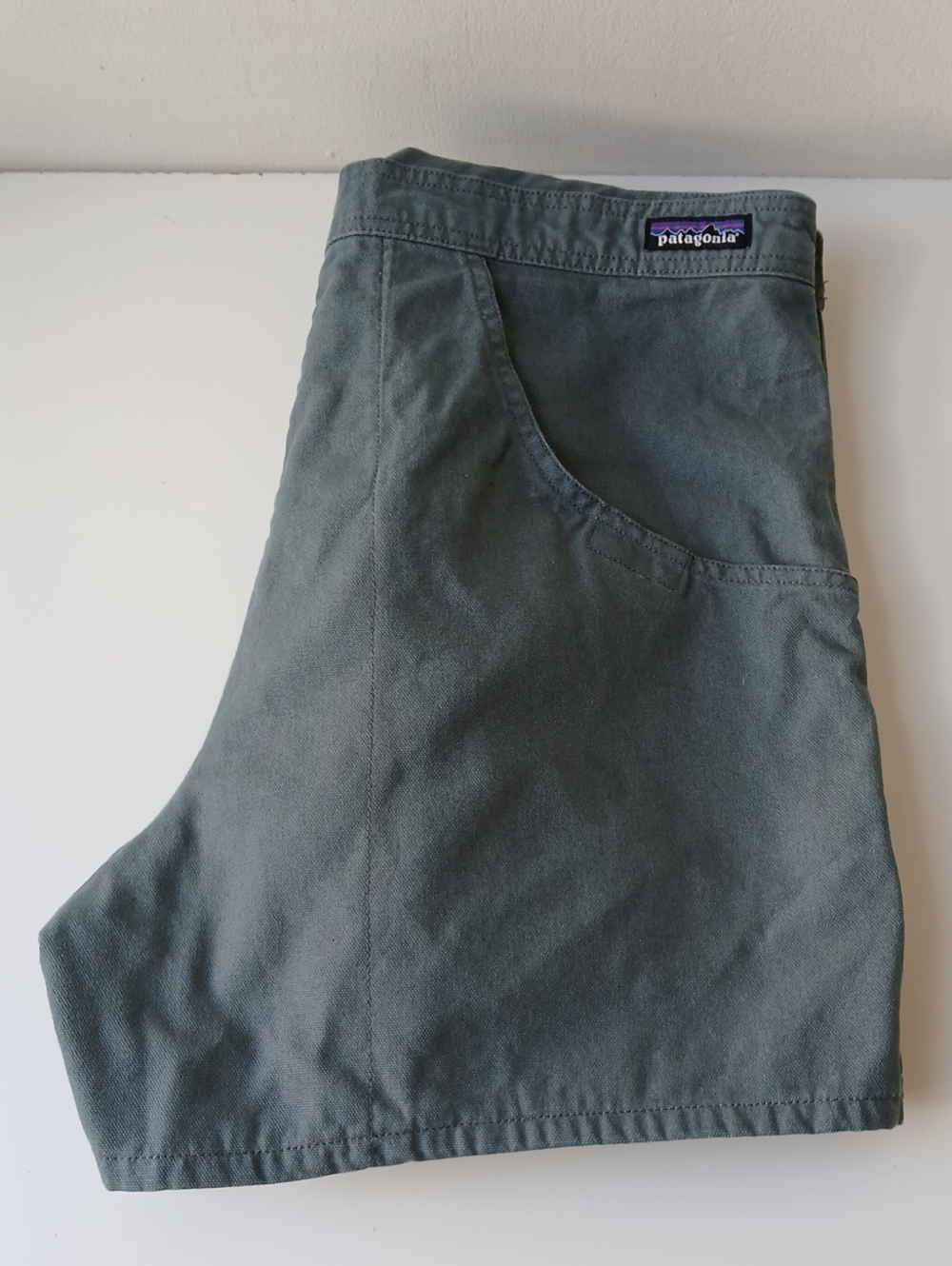 Patagonia Canvas Overall Shorts Women's Large - Picture 7 of 7